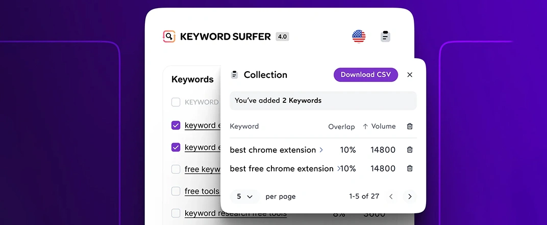 Keyword-surfer